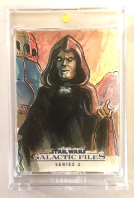 2013 Topps Star Wars PALPATINE Original Art SKETCH Dan Gorman AUTOGRAPH CARD 1/1 | eBay US (Buy It Now)