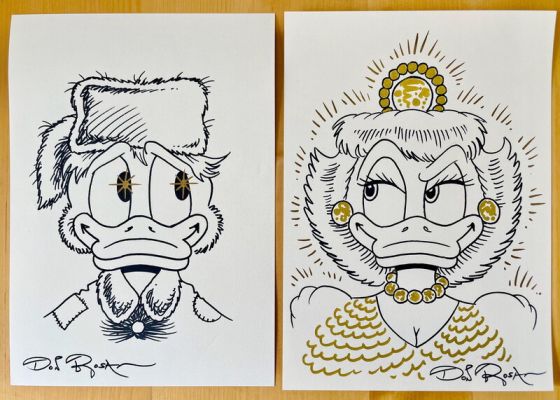 Don Rosa | Scrooge McDuck and Glittering Goldie | 2DGalleries