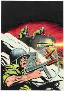 SGT. ROCK #4 COVER ART BY RAFAEL LÓPEZ ESPÍ. | Hake’s