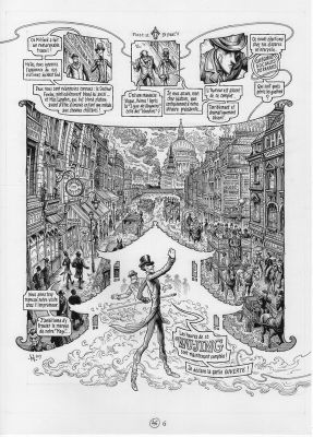 Benoît Dahan | 2019 - Dans la tête de Sherlock Holmes : l’Affaire du Ticket Scandaleux | 2DGalleries