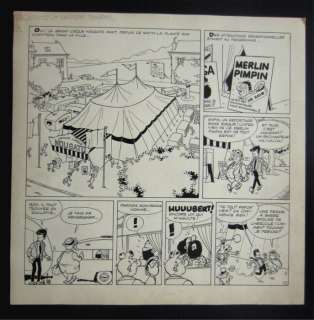 Greg (Regnier, Michel) | Original first page  - Luc Junior et Merlin Pimpin  - [1950s] | Catawiki