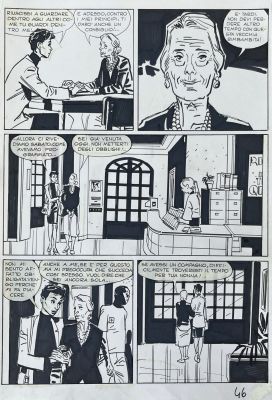 Luigi Siniscalchi | JULIA n.7 – LA LUNGA NOTTE DI SHEILA, pag.36 | Avalon Comic Art