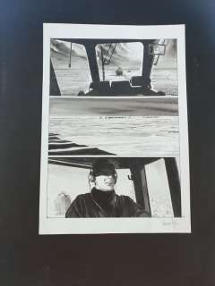 La lune est  blanche - Planche originale + photo originale  - (2014) | Catawiki