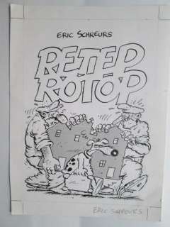 Schreurs, Eric - Originele covertekening - Retep Rotop (1984) | Catawiki