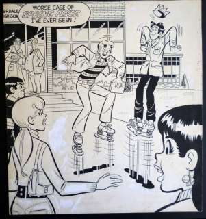 Dan Decarlo - ** dan decarlo large archie cover - veronica + betty + arch + reggie + jughead issue life with archie #109