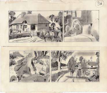 Beuville | Le Morne au diable, ensemble de deux strips Ã  l’e… | Banque Dessinée