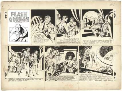 132: Raboy Flash Gordon original comic art | Russ Cochran