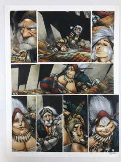 I Custodi del Maser - tavola originale "L’Isola dei Nani" - Page volante | Catawiki