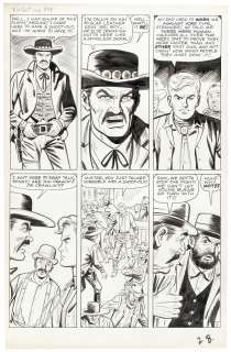 KID COLT OUTLAW #102 ORIGINAL ART PAGE BY JACK KELLER. | Hake’s