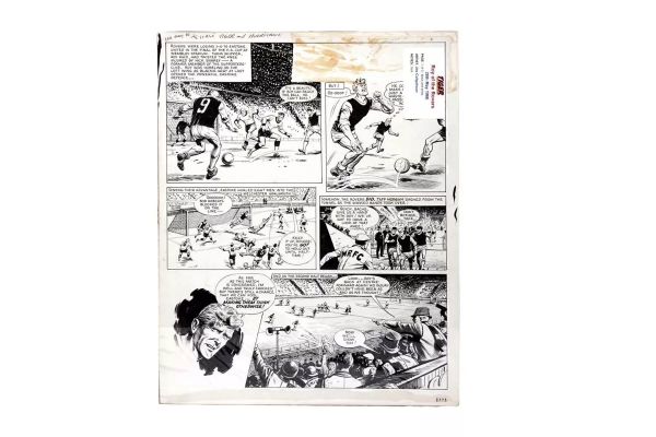 Lot 228 - Original artwork strip for Tiger’s ’Roy Of The Rovers’ | misc / divers