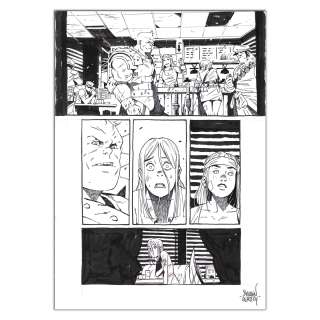 Sylvain Repos – Lowreader 5 | L’Ultime Samouraï de la Route 66 - Planche originale page 54 | Achetez de l’Art