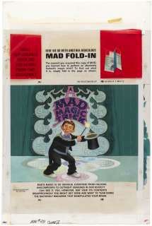 MAD MAGAZINE #231 ALFRED E. NEUMAN "MAD FOLD-IN" PAINTING ORIGINAL ART BY AL JAFFEE. | Hake’s