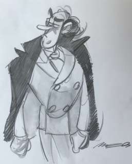 Munuera - Dessin original - Spirou et Fantasio - Zorglub | Catawiki