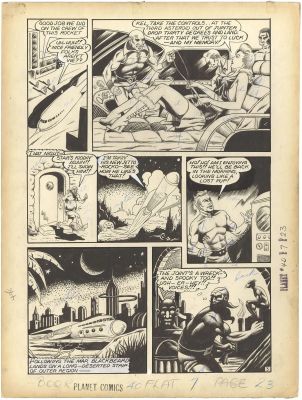 Murphy Anderson | Planet Comics #40 p3 (Sexy!!!)(Large Art) | Nostalgic Investments