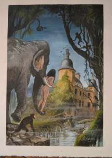 Affiche festival de Flers  - Grande aquarelle originale | Catawiki