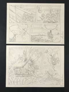 Donald Duck - 2x tav. origin. "Happy New Fear" - Page volante - (2013) | Catawiki