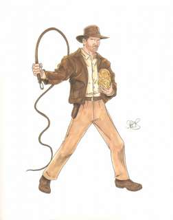 Mark Spears - Indiana Jones Color Commission - Signed