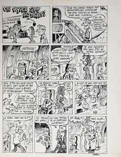 CARALI (né en 1945) "Un... - Lot 107 - CARALI (né en 1945) "Un voyage sans histoires" Planche...