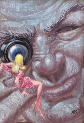 Kelly Freas (American, 1922-2005) | The Telzey Toy (1973) | Shasta/Phoenix