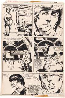STAR WARS #5 COMIC BOOK PAGE ORIGINAL ART BY HOWARD CHAYKIN. | Hake’s