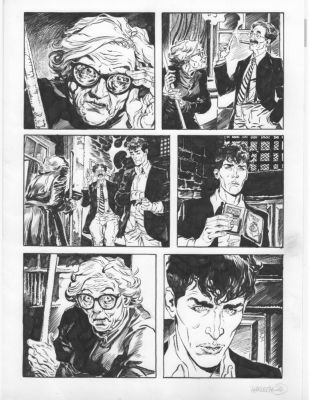 Paolo Martinello | DYLAN DOG n.478 – HARLECH ASYLUM, pag.28 | Avalon Comic Art