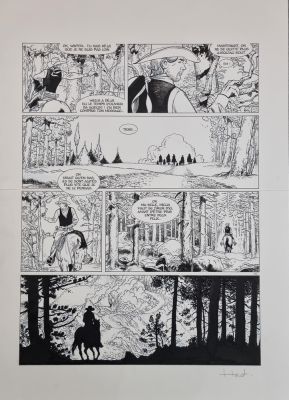 Henriet , Alain - planche originale (15) - La vallée des oubliées | Galerie des bulles