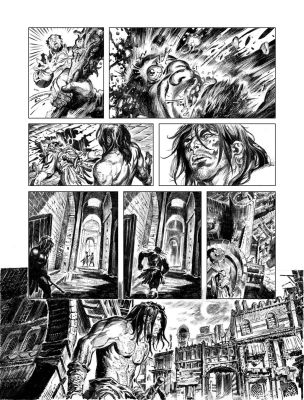 Paolo Martinello | CONAN IL CIMMERO: INTRUSI A PALAZZO pag.22 | Avalon Comic Art