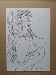 Jim - Illustration originale - Une nuit Ã  rome - Personnage de Marie | Catawiki