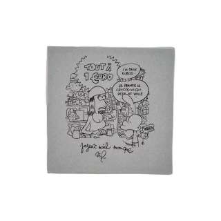 ZEP (Philippe CHAPPUIS) (Né en 1967) " Joyeux Noël Monique - Titeuf ". Dessin inédit. Finement exécuté pour une personne proche... | Tajan