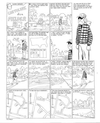 Kevin Huizenga | Cartoline de a Fielder - 1 | Athenaeum Comic Art