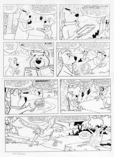 Yoghi  - tavola originale "Le penne di Icaro" - Page volante (1992) | Catawiki