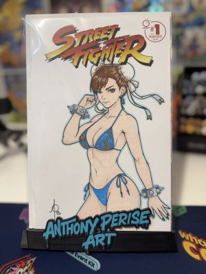 Anthony Perise | 2026 Street Fighter Swimsuit Special #1 Sketch Cover by Anthony Perise | Raremarq (Buy It Now)