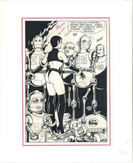 Magnus 31/69 - Necron - tavola origin. splash page + cofan. 7x vol. - Broché - EO - (1981) | Catawiki