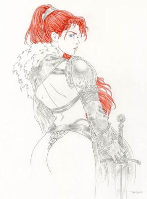 Luis Royo | RED SONJA - MODEL 2A | Laberinto Gris