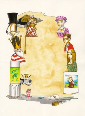 TURF (né en 1966) La... - Lot 334 - TURF (né en 1966) La nef des fous - Terminus Encres...