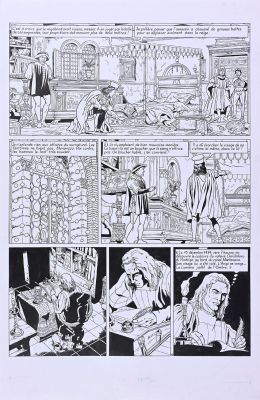 Chaillet, Gilles... | Lot 142 - CHAILLET, Gilles (1946-2011) Vinci, Tome 1, L’ange... | Coutau Bégarie