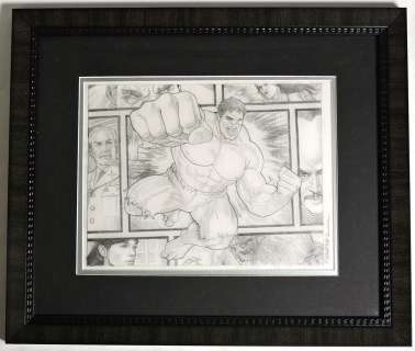 Randy Martinez - Hulk Beyond The Borders Framed Original Art