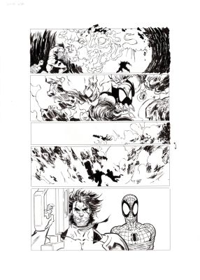 Kaare Andrews | Spider-man & Wolverine # 8 pg 6 | More Great Art