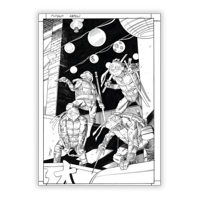 Declan Shalvey | TMNT - Mutant Nation : Issue 09 Cover Art | Declan Shalvey