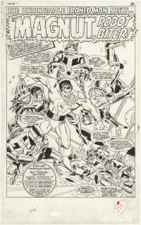 117: Heck Not Brand Ech #2 splash original comic art | Russ Cochran