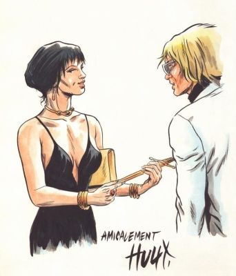 Lot 202 - Hulet. Dessin original non nominatif Pharaon | BDEnchères