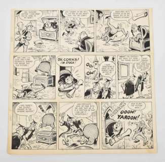 [ORIGINAL BOOK & COMIC ARTWORK] REG PARLETT (1904-1991)