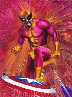 Fred Ian - Batroc Marvel Unbound Upper Deck Trading Card Art