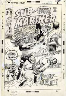 George Tuska, John Romita - Sub-Mariner #40 Cover