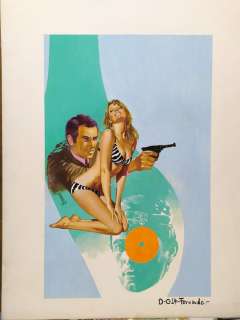 FernÃ¡ndez, Fernando  - Original coverdrawing in colour - Detective book | Catawiki