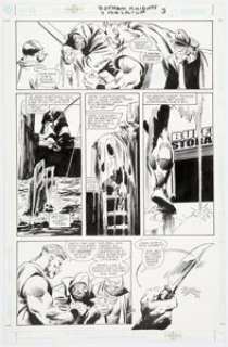 John Buscema Gotham Knights #7 Story Page 3 Original Art (DC, 2000). ... | Heritage