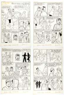 Bill Vigoda And Marty Epp | Archie Giant Series Magazine #6 Complete 6-Page Story "Come Onna My House" Original Art ... (Total: 6 Original Art) | Heritage