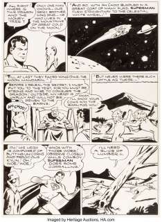 John Sikela and Joe Shuster - Unpublished Superman Story Page 6 Original Art (DC, c. 1945).... | Heritage