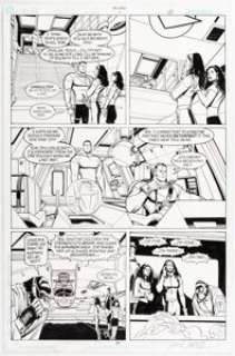 Chris Sprouse and Al Gordon - Tom Strong #11 Story Page 17 Original Art (DC, 2001).... (Total: 2 Original Art)
