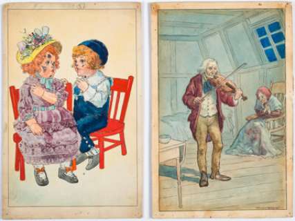 Johnny Gruelle | Raggedy Ann Stories and Friendly Fairies Illustrations Original Art Group of 2 (P. F. V... (Total: 2 Original Art) | Heritage